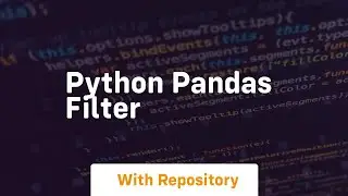 python pandas filter