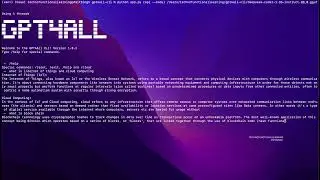 GPT4All Command Line Python App: How to Install GPT4ALL Command line and run Other GGUF Models.
