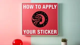 How To Apply Your Mirror Wisdom Affirmation Sticker | TUTORIAL