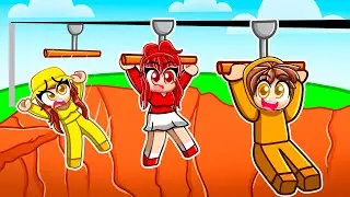 Kory Goes Down The DEADLIEST Zipline In Roblox With His CRAZY FAN GIRLS