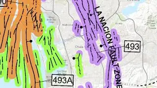 Geologist Pat Abbott answers questions about the La Nacion fault