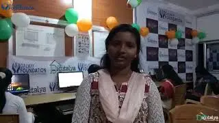 Ms. Bindiya Tanti sharing her experience with Digitalya