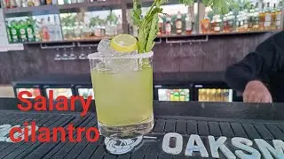 How to make SALARY CILANTRO Cocktails #cocktail #toomanycocktails #youtubecocktail #cocktailstime
