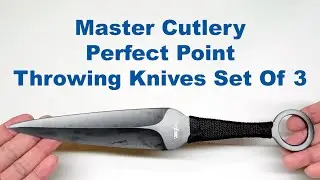 Master Cutlery Perfect Point Throwing Knives Set Of 3