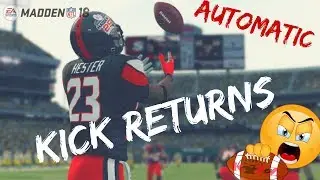 How To Return Kickoffs For Touchdowns! | Madden 18 Pro Tips