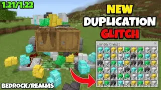 New Duplication Glitch in Minecraft 1.21/1.22 Bedrock/PE/Realms/PS5 | Minecraft Dupes Glitches -