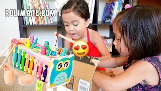 Unboxing Hammering Pounding Toy | Wooden toy | Fil-Am family vlog