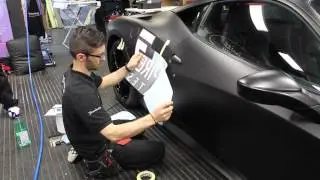Empire Estates Ferrari 458 Gets Branded & Wrapped In Satin Black