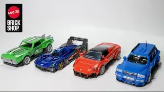 Mattel Brick Shop Speed Series Compilation 2025 Hot Wheels Speed build