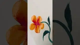 Creative flower art#shorts