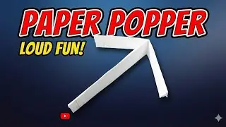 How to Make a Paper Popper 💥 | Super Loud Paper Toy in Seconds | lohit creation