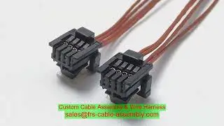 UAV antenna RF harness overmoulded micro coax harness CAN Bus I PEX to JST IP67 LSZH jacket foil shi