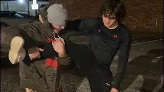 Parking lot self defense