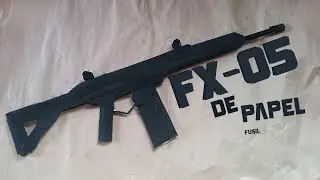 Как сделать FX 05 (пистолет) из бумаги