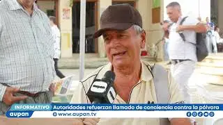 Autoridades refuerzan llamado de conciencia contra la pólvora - Informativo Aupan