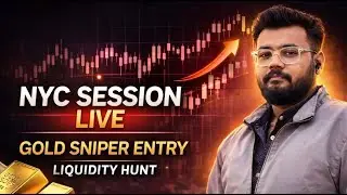 NYC Session LIVE 🔴 | GOLD (XAUUSD) Liquidity Hunt + Sniper Entries (Price Action)|DELTATRADER