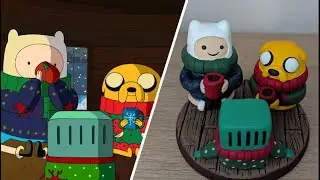 C&Oacute;MO HACER A FINN JAKE Y BMO (ARCILLA POLIM&Eacute;RICA) / HOW TO SCULPT ADVENTURE TIME IN POLIMER CLAY
