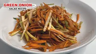 Carrot & Green Onion Salad | Tasty and Quick Carrot And Green Onion Salad Recipe | Easy Salad Recipe