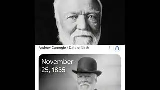 Andrew Carnegie birthday @BeastPhilanthropy #philanthropists 