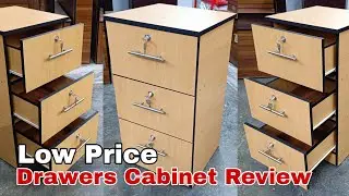 Low price drawers cabinet review with price || Ovi Life Okay || Office table Drawers price ||