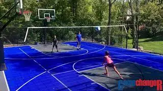 A Multipurpose Court for the Patterson Family with Gamechanger Athletics
