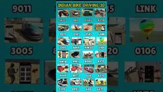 All Real code 💥 Indian bike driving 3d all new cheat code update + plugin cheat code #youtubeshorts