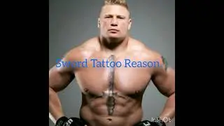Reason Of Sword Tattoo Of Brock Lesnar.