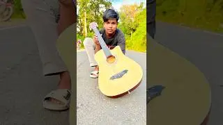 First Time Big size Guitar Unboxing And Testing For Sound Test 🎸