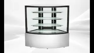NSF 3-glass-shelf+3-side-airvent Corner Refrigerated Bakery Display Case CW-351C