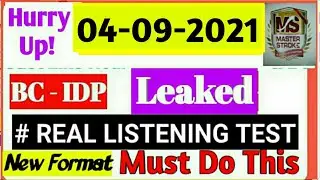 4 SEPTEMBER 2021 IELTS EXAM LISTENING ANSWERS | 4 SEPTEMBER LISTENING ANSWERS