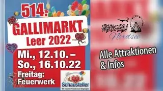 Galli Markt Leer 2022: Alle Attraktionen & Infos