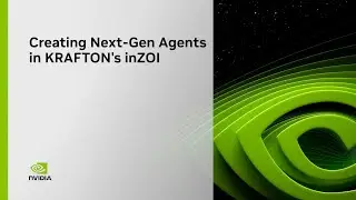 GDC 2025 | Creating Next-Gen Agents in KRAFTON's inZOI - Full Session Replay