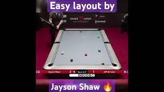 Jayson Shaw 🔥 Easy layout 👏#9ball #billiards #shorts #everyone #fyp #efrenbatareyes