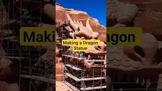 making dragons #dragons #dragonstatues#shorts