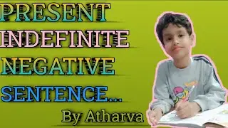 Present Indefinite Negative Sentence, English Grammar for Beginners, Atharva TV