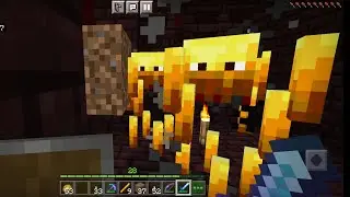 Minecraft scary nether exploring (soul sand biome+fortress), no commentary-ASMR.