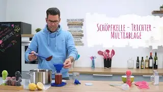 cooklife.de | Mark erkl&auml;rt | Sch&ouml;pfkelle, Trichter, Multiablage