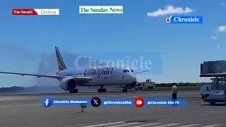 WATCH: Dreamliner makes historic touchdown at Joshua Mqabuko International Airport in Bulawayo
