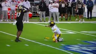 Missouri's Eddie Kelly penalized for roughing Iowa QB Brendan Sullivan in Music City Bowl