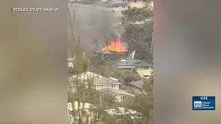Two-alarm fire extinguished at Kalihi home