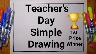 Teachers Day Drawing | Teachers day card making | Teachers day gift ideas | Teachers day