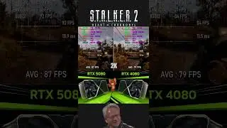 RTX 5080 VS RTX 4080 STALKER 2 2K | #rtx5080 #rtx4080 #nvidia