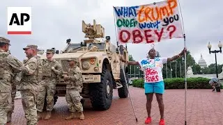 'Free DC': Protesters chant at JD Vance and Pete Hegseth at Union Station