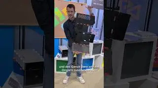 ITX-Case mit Origami-Ansatz: das InWin POC One Concept Case #gaming #computex #pcgaming