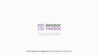 Skytjenesten Infodoc Timebok