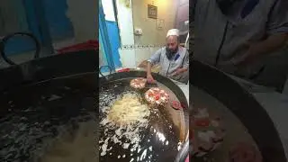 Huge pizza chapli kabab making | giant chapli kabab making | street food