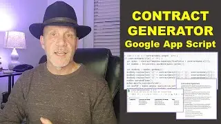 Google App Scripts - How to Auto-Generate Contracts and Save Them as PDFs [code line by line]
