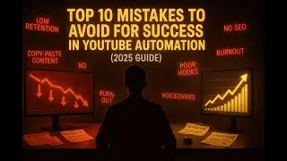 Top 10 Mistakes to Avoid for Success in YouTube Automation (2025 Guide).