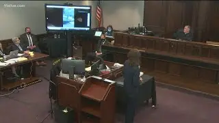Prosecution goes over video showing Ahmaud Arbery's death in opening statement