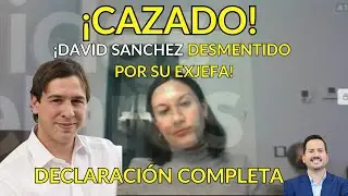 🎯🎯🎯 ¡CAZADO! ¡DAVID SÁNCHEZ, DESMENTIDO POR SU EXJEFA! DECLARACIÓN COMPLETA